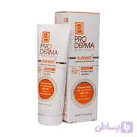 کرم ضد آفتاب و روشن کننده لک بی رنگ پرودرما SPF50