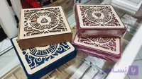 جعبه سرویس طلا کار شده