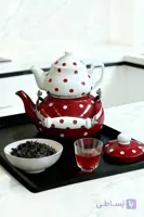 کتری قوری لعابی خالدار میس بتی Miss Betty وارداتی