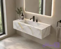 روشویی سرامیکی دیواری CERAMADE سایز ۸۰ سانتی‌متر