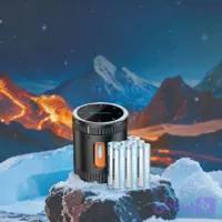 شارژر هوشمند و باکس نگهدارنده باتری پاورولوژی مدل PWAD04