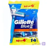 تیغ ژیلت مدل Blue 2 Plus بسته ۱۴ عددی