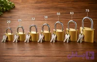 قفل اویز طلایی
