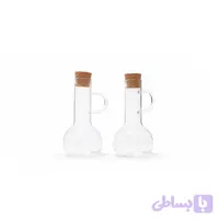 ست روغن ریز و آبلیمو خوری پیرکس با استند چوب روس