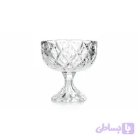 کاسه میوه خوری پذیرایی کریستال پایه دار JCC مدل میلیونر