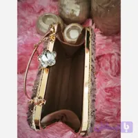 کیف زنانه مجلسی کیف دست ساز زیبا و تک کیف دخترانه کیف مجلسی کیف توری