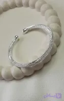 بنگل آبکاری نقره - بدلیجات و اکسسوری زیباکس