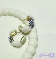 گوشواره حلقه ای با میخ ضد حساسیت