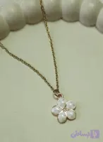 گردنبند گل مینا کاری