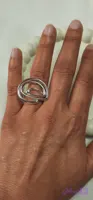 انگشتر آبکاری نقره سایز هشت - بدلیجات و اکسسوری زیباکس