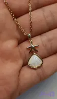 گردنبند صدفی و ستاره