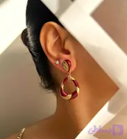 گوشواره دو رنگ