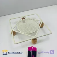 زیر قابلمه ای مربع عروس نوین رنگ کرم
