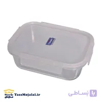 ظرف شیشه ای مستطیل بزرگ یونیک un- 1415
