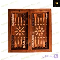 تخته نرد و شطرنج منبت کاری دست ساز کد 637