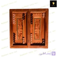تخته نرد ریشه گردو منبت کد 630