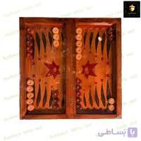 خرید تخته نرد و شطرنج چوبی دست ساز کد 677
