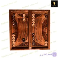 خرید تخته نرد و شطرنج چوبی دو منظوره لوکس کد 662