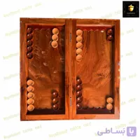 تخته نرد و شطرنج ریشه گردو منبت کد 675