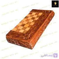 تخته نرد و شطرنج گردو منبت کد 646