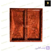تخته نرد چوبی دست ساز با رگه های طبیعی چوب کد 635