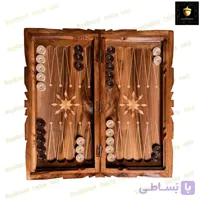 تخته نرد و شطرنج منبت کاری کد 655