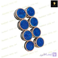 مهره تخته نرد مدرن رزین دور فلزی کد 627