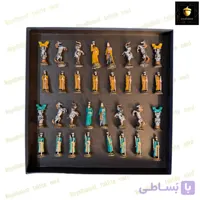 مهره شطرنج فلزی طرح هخامنشی رنگی کد 634