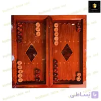 تخته نرد و شطرنج لوکس کلاسیک منبت کاری کد 678