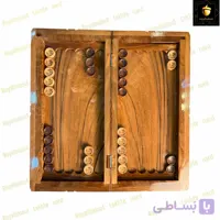 خرید تخته نرد و شطرنج چوبی رگه طبیعی کد 672
