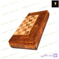 تخته نرد و شطرنج منبت و معرق کاری کد 644