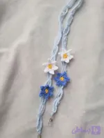 بند عینک بافتنی گل نرگس