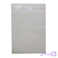 سلفون بسته‌بندی لبه چسبدار شفاف 40 * 30 بسته نیم کیلویی