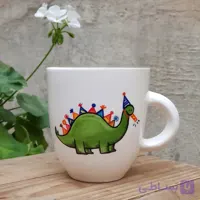 ماگ سرامیکی دست‌ساز | طرح قلب | مجموعه « تولدت مبارک »