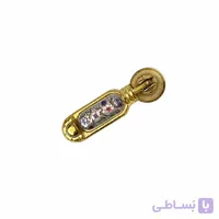 دستگیره کمدی تک پیچ آویزی طلایی