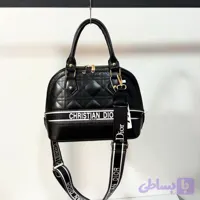 کیف چرمی مشکی صندوقی کریس
