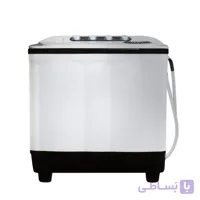 ماشین لباسشویی دوقلو 15.5 کیلویی پاکشوما درب ABS مدل PTF1504
