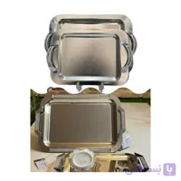 سینی استیل مخصوص پذیرایی سایز بزرگ