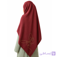 روسری ساده تک رنگ بزرگ قواره دار