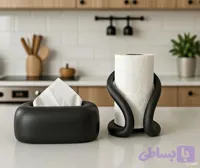 جا دستمال آشپزخانه و کاور دستمال | پلی استر | قیمت هر آیتم جدا (کد TYCW2)