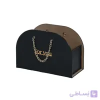 باکس طرح کیف  ام دی اف  (MDF) روکش چرم