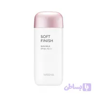 ضد آفتاب صورتی میشا Missha All Around Safe Block Soft Finish Sun Milk SPF50+ PA+++ 70ml