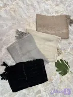 شال زنانه دولایه سیمی اطلس تابستانی
