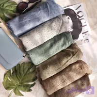 شال زنانه نخی وال مدل نگینی