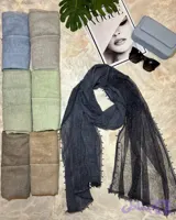 شال زنانه مزونی دانتل نگینی
