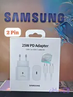 آداپتور25 وات سامسونگ 2 پین+کابل (غیر اصل)