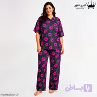 ست بلوز شلوار زنانه خانگی طرح جدید