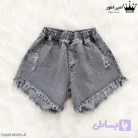 شلوارک جین زنانه گرماژ بالا کد s701