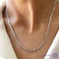 زنجیر نقره مردانه کارتیر کد 580