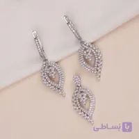 نیمست نقره کم وزن دخترانه جواهری مدل 16656